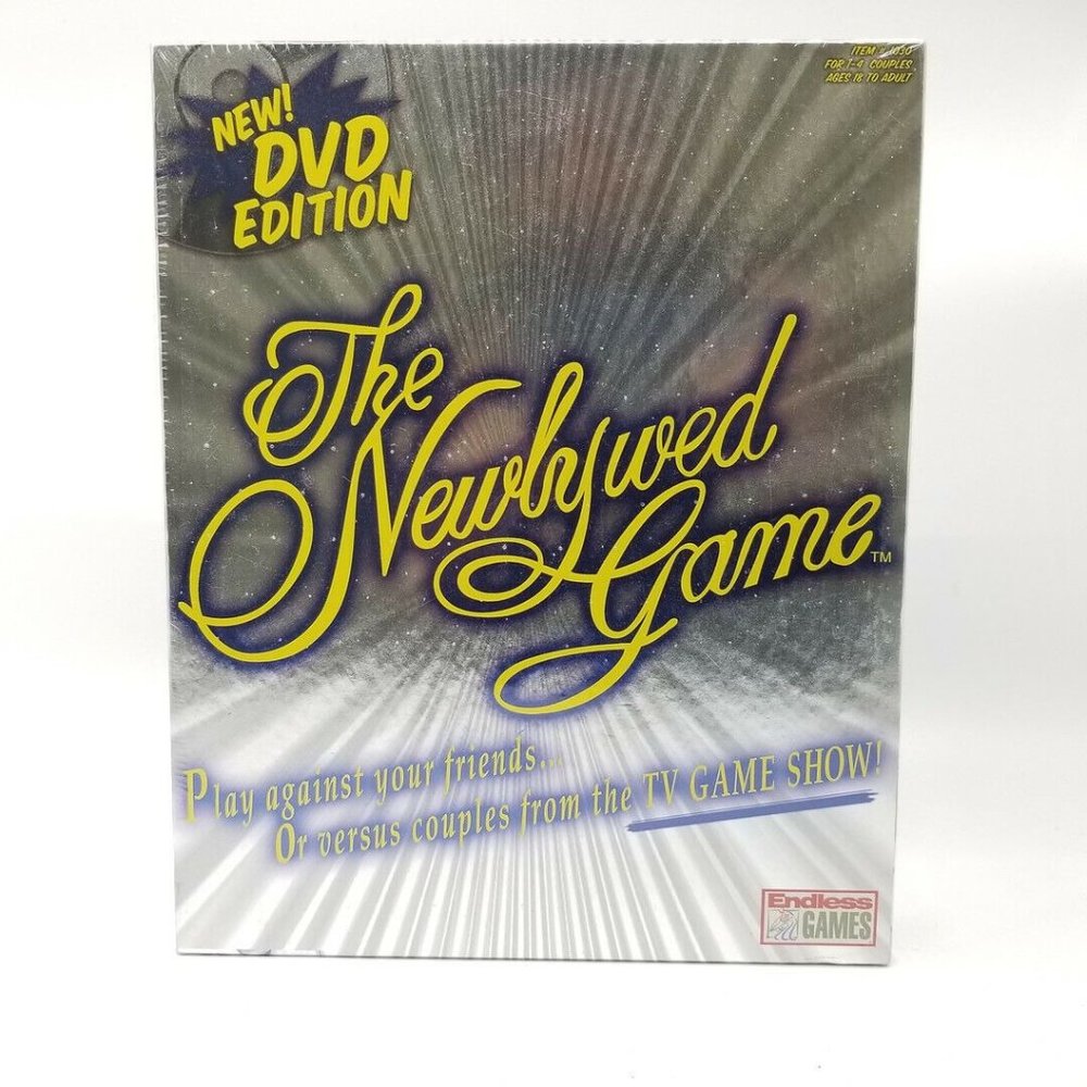 The Newlywed Game DVD Edition Board Game for Couples Endless Games SEALED